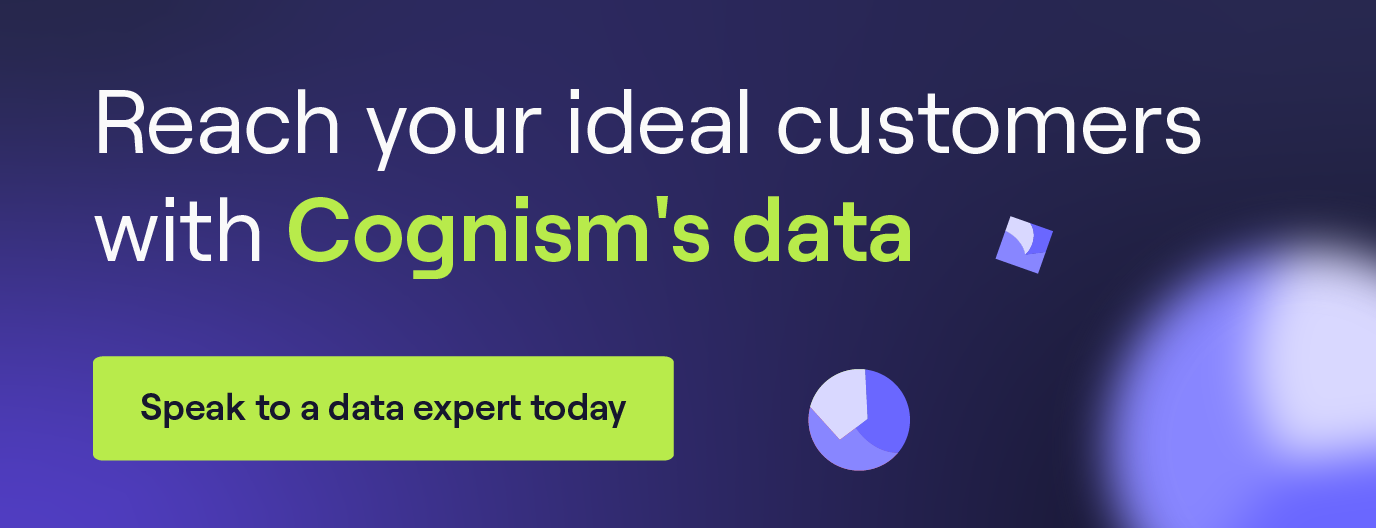 Jangkau pelanggan ideal Anda dengan data Cognism. Klik untuk berbicara dengan pakar data hari ini!