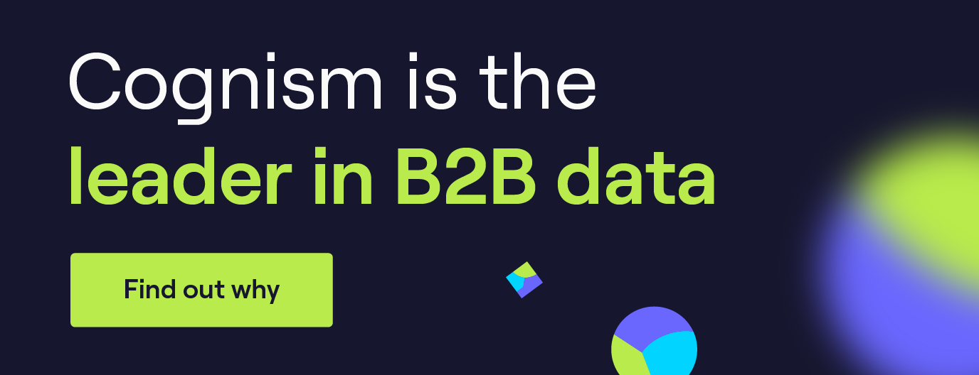 Cogniism — лидер в сфере B2B-данных! нажмите, чтобы узнать почему.