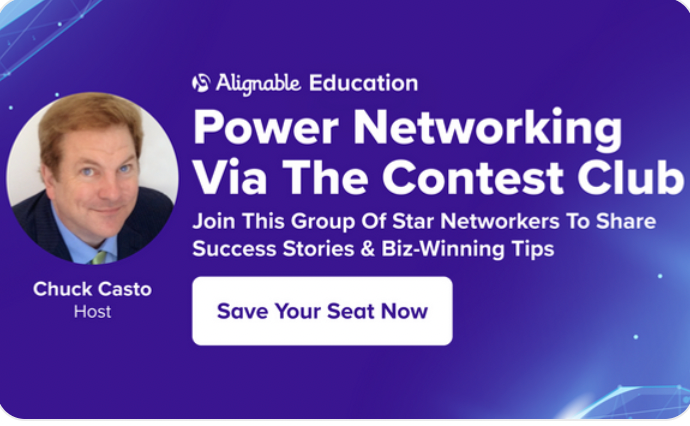 Power Networking Event Via The Contest Club with Chuck Casto