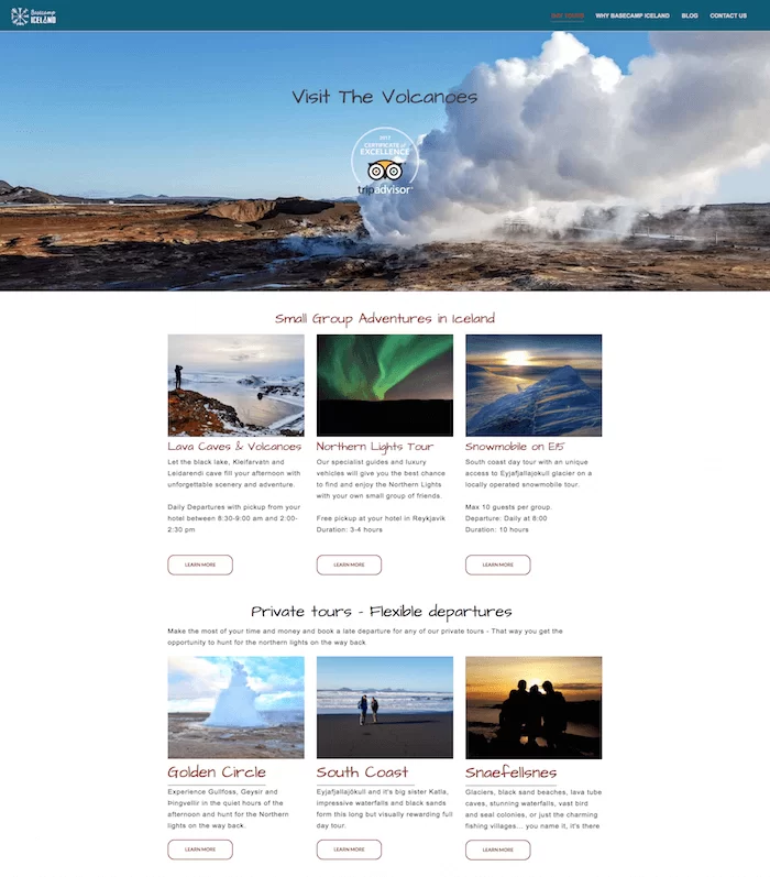 Примеры сайтов Weebly