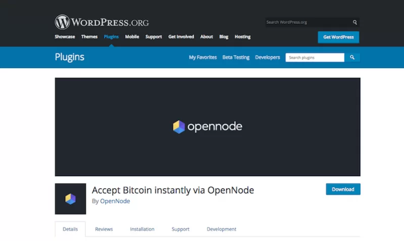 Zaakceptuj Bitcoin natychmiast przez OpenNode