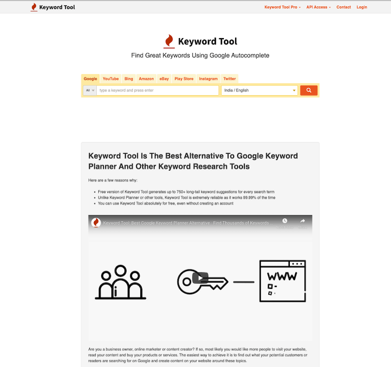 Keywordtool.io