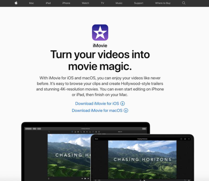 iMovie