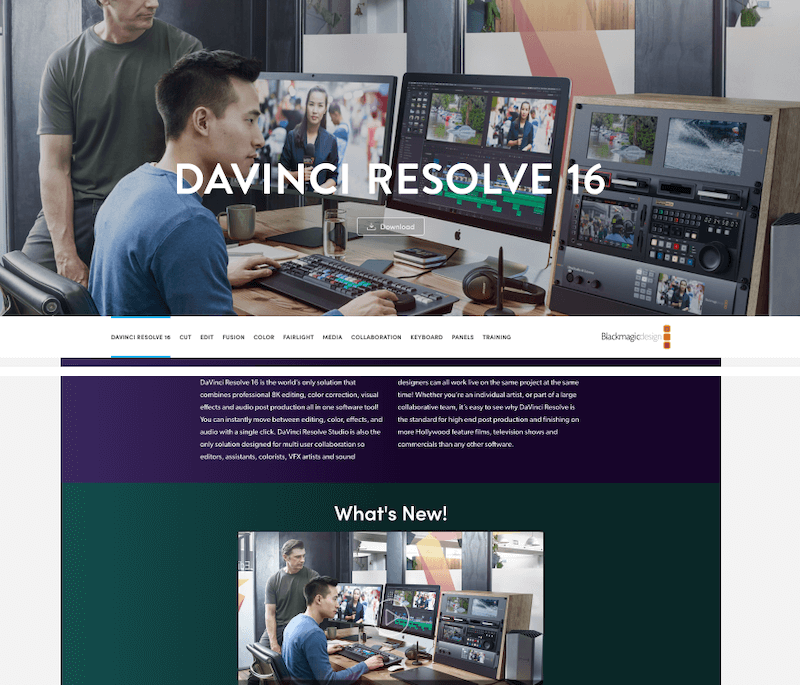 DaVinci Resolve 16