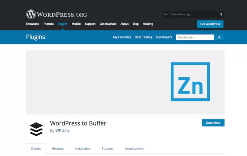 WordPress ke Buffer