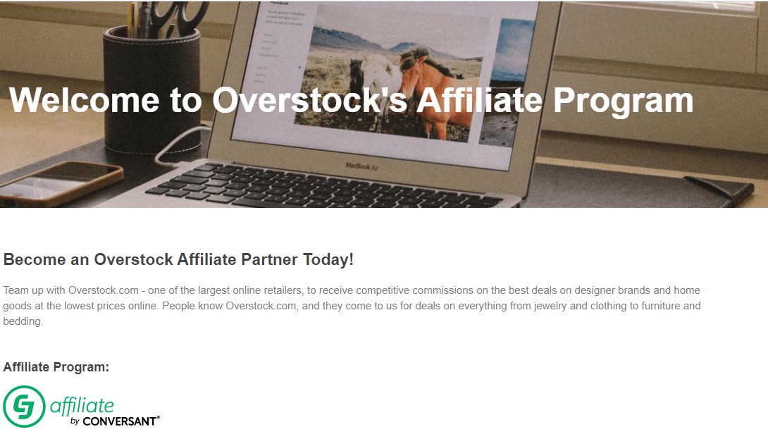 Programa de afiliados Overstock