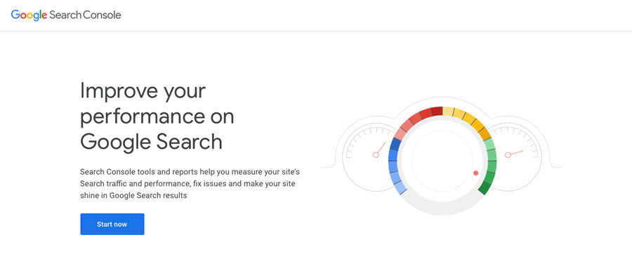 Google Search Console لقطة شاشة أداة تحسين محركات البحث المجانية