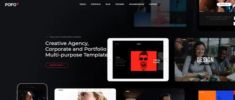 Szablon portfolio HTML Pofo