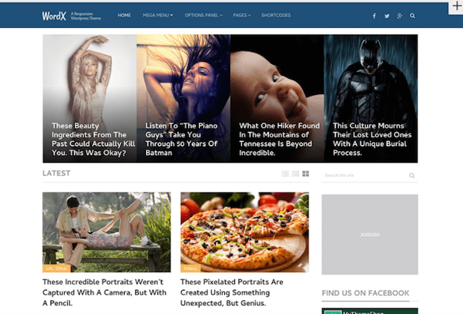 Word X WordPress theme