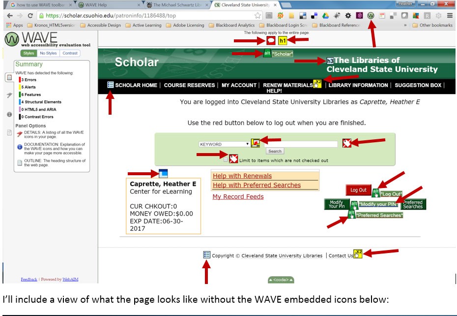 Testen Sie die Barrierefreiheit der Website