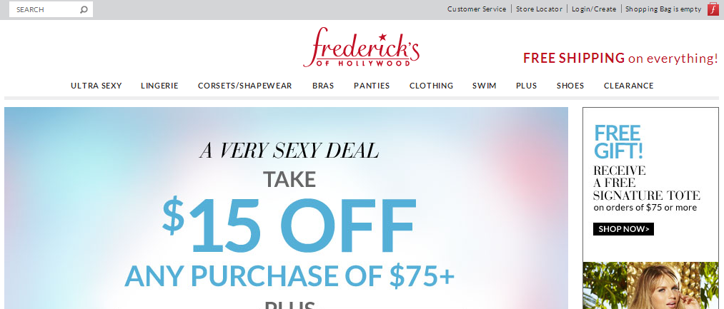 fredericks - Ecommerce Homepage Design Best Practices with 21 Examples