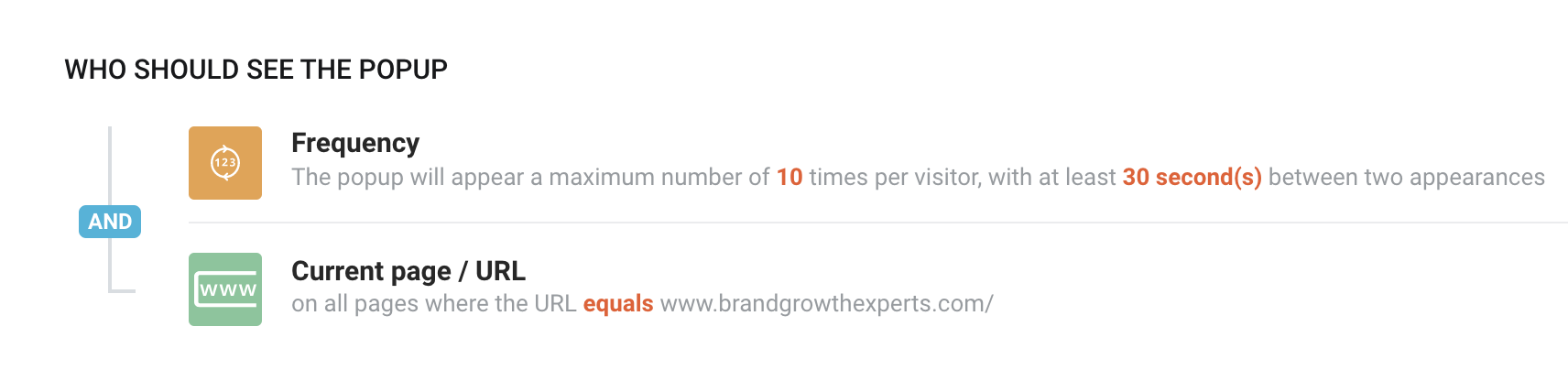 bge sb settings - How Brand Growth Experts Increased New Email Subscribers by 13% in 3 Months