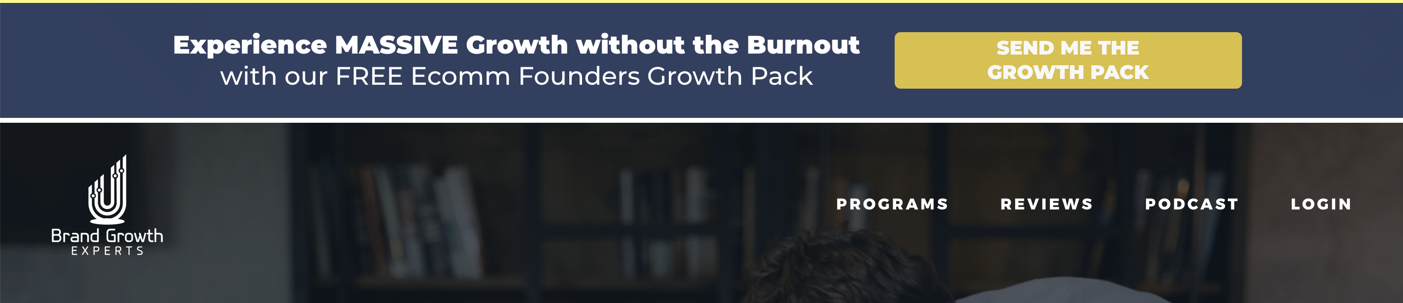 brandgrowthexperts sticky bar - How Brand Growth Experts Increased New Email Subscribers by 13% in 3 Months