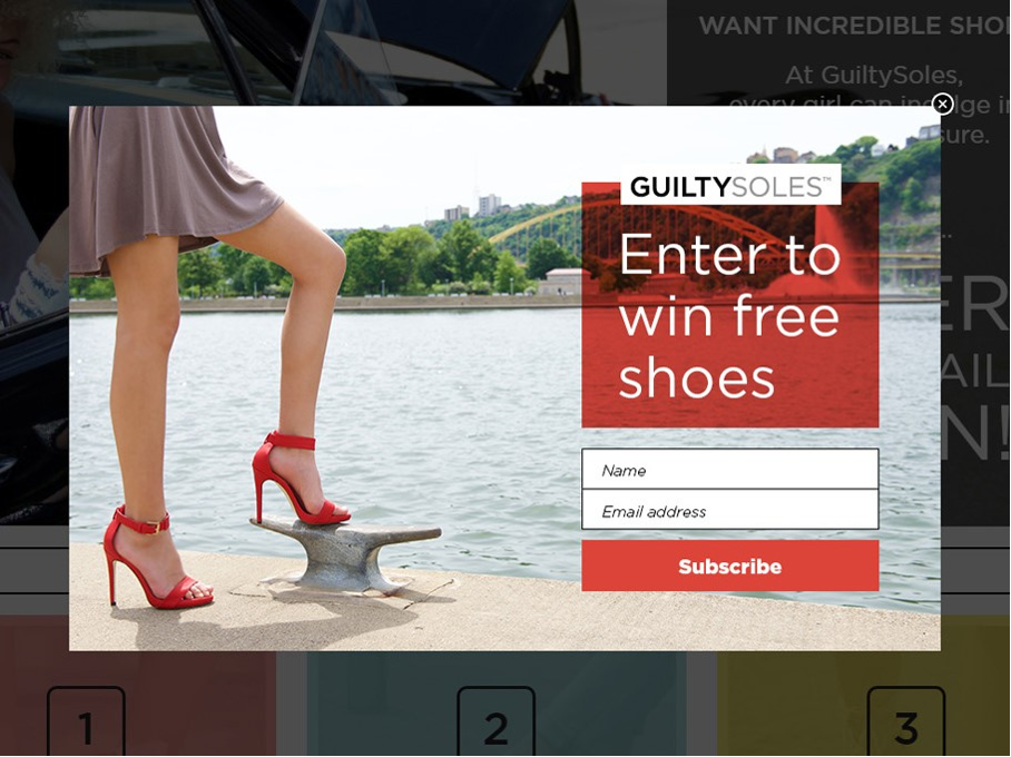 guiltysoles giveaway - 12 Awesome Lead Magnets for Ecommerce to Grow Your Revenue