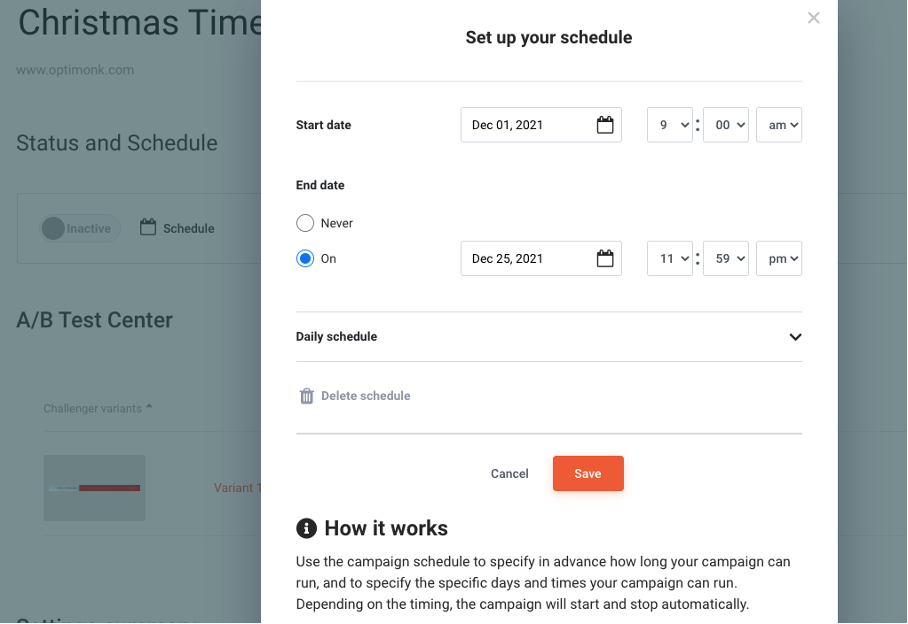 optimonk editor 5 - Run Killer Seasonal Campaigns in 4 Easy Steps (+3 Expert Tips)