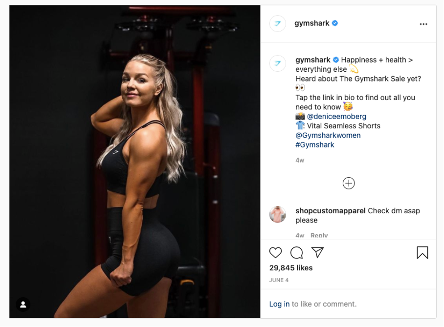 gymshark sale 1 - Run Killer Seasonal Campaigns in 4 Easy Steps (+3 Expert Tips)