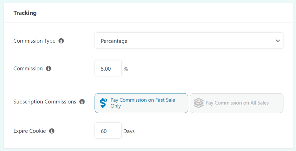 Setting commission rates is an important step when structuring your affiliate marketing program. 