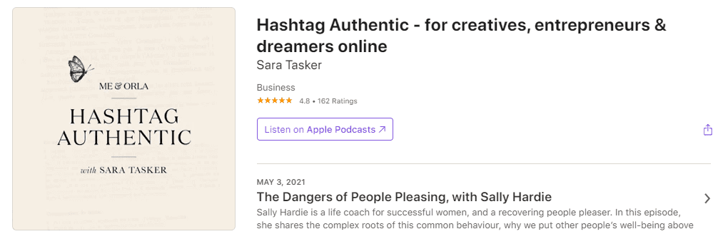 Podcasts für Influencer Hashtag authentisch