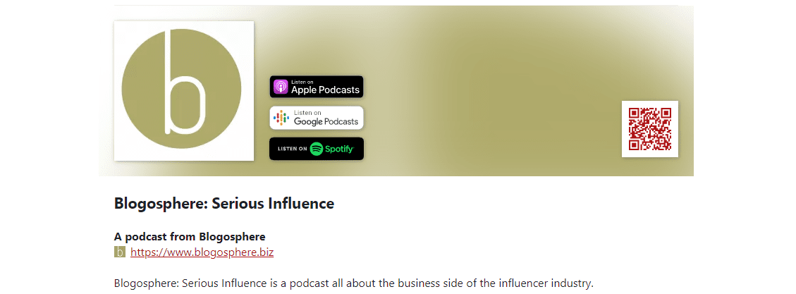 Podcasts für Influencer Blogosphäre