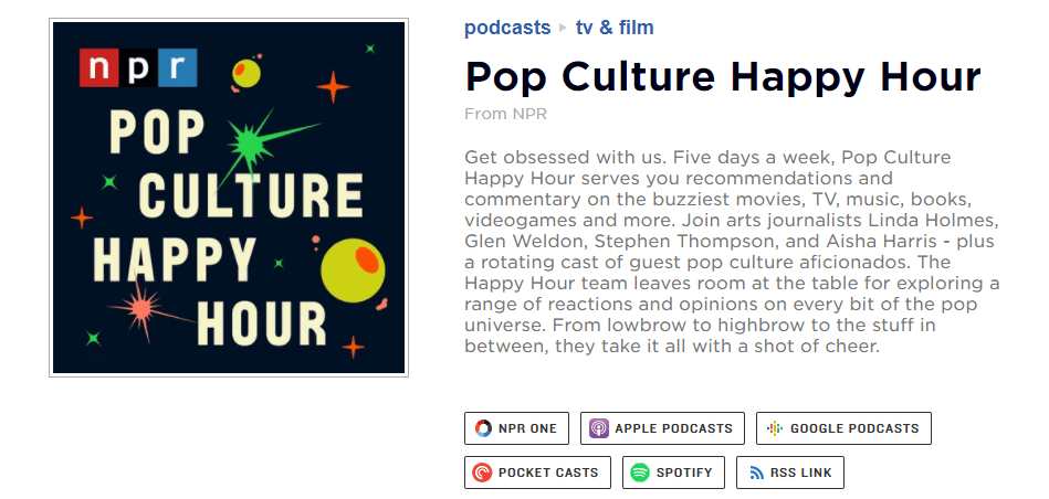 Podcasts für Influencer Popkultur Happy Hour