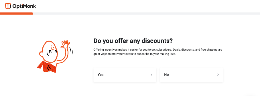 optimonk wizard 01 - Top 9 Ecommerce Segments & How to Help Them With Popups