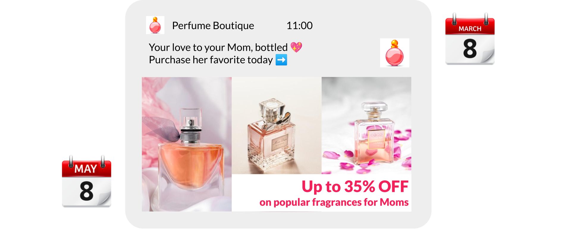 Mother s Day Notifications Personalized for Geolocations - How to Scale Up Your Ecommerce Business with Personalized Mobile Communications