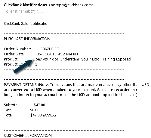 Clickbank-Verkäufe