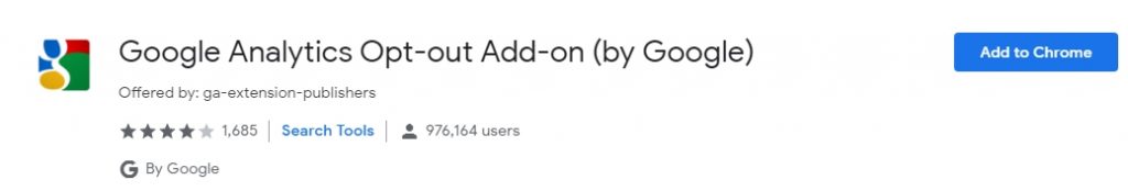 Google Analytics chrome add on