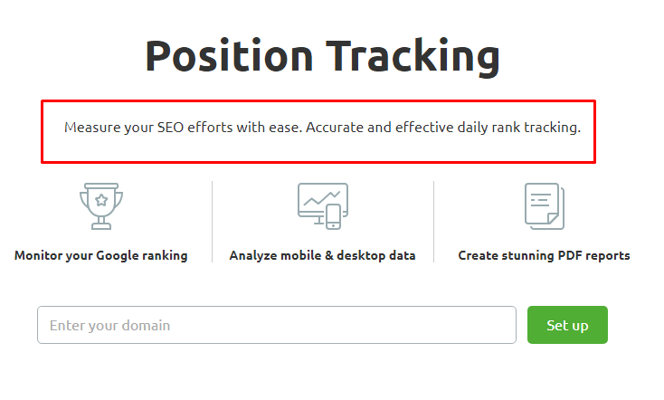 Căutare SERP tracker