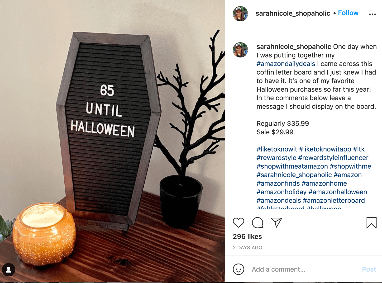 Posting Hitung Mundur Instagram Influencer Halloween