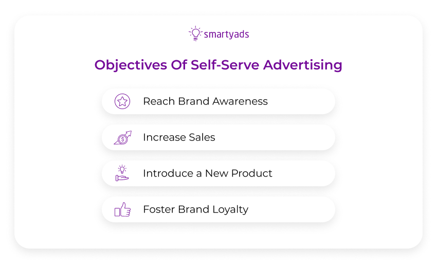 セルフサービス広告の目的