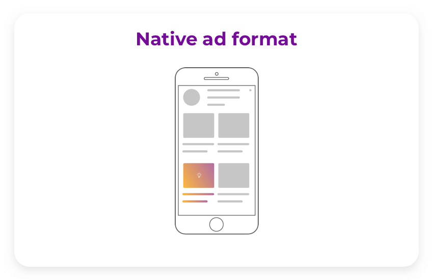 formato de anúncio nativo