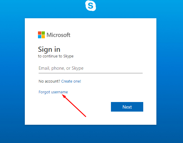 como recuperar a senha do skype