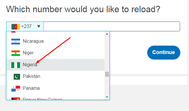 memuat telepon di Nigeria