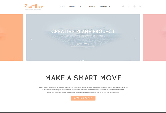 Tema WordPress reattivo per il web design