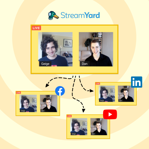 diffusion simultanée multistreaming avec yardstream