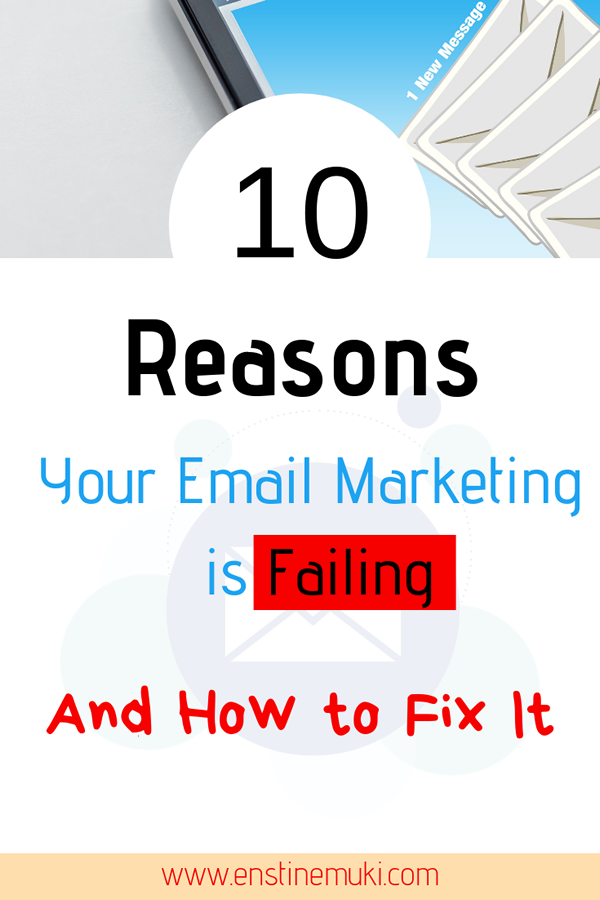 Razones por las que tu email marketing está fallando