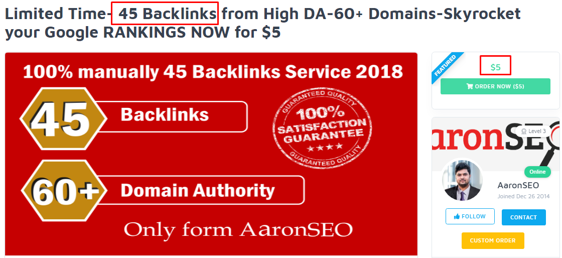 Kauf von Backlinks