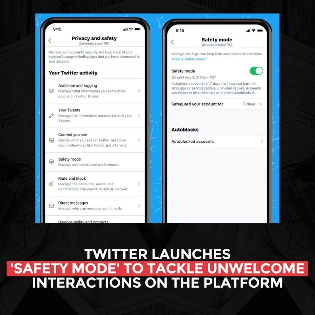 Twitter lansează „Modul de siguranță” pentru a aborda interacțiunile nedorite de pe platformă