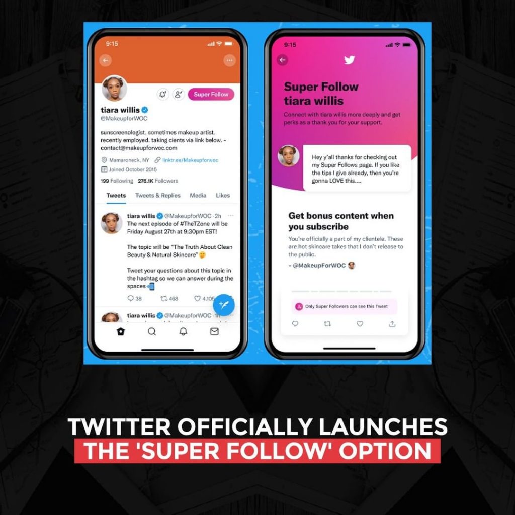 Twitter เปิดตัวตัวเลือก 'Super Follow' อย่างเป็นทางการ