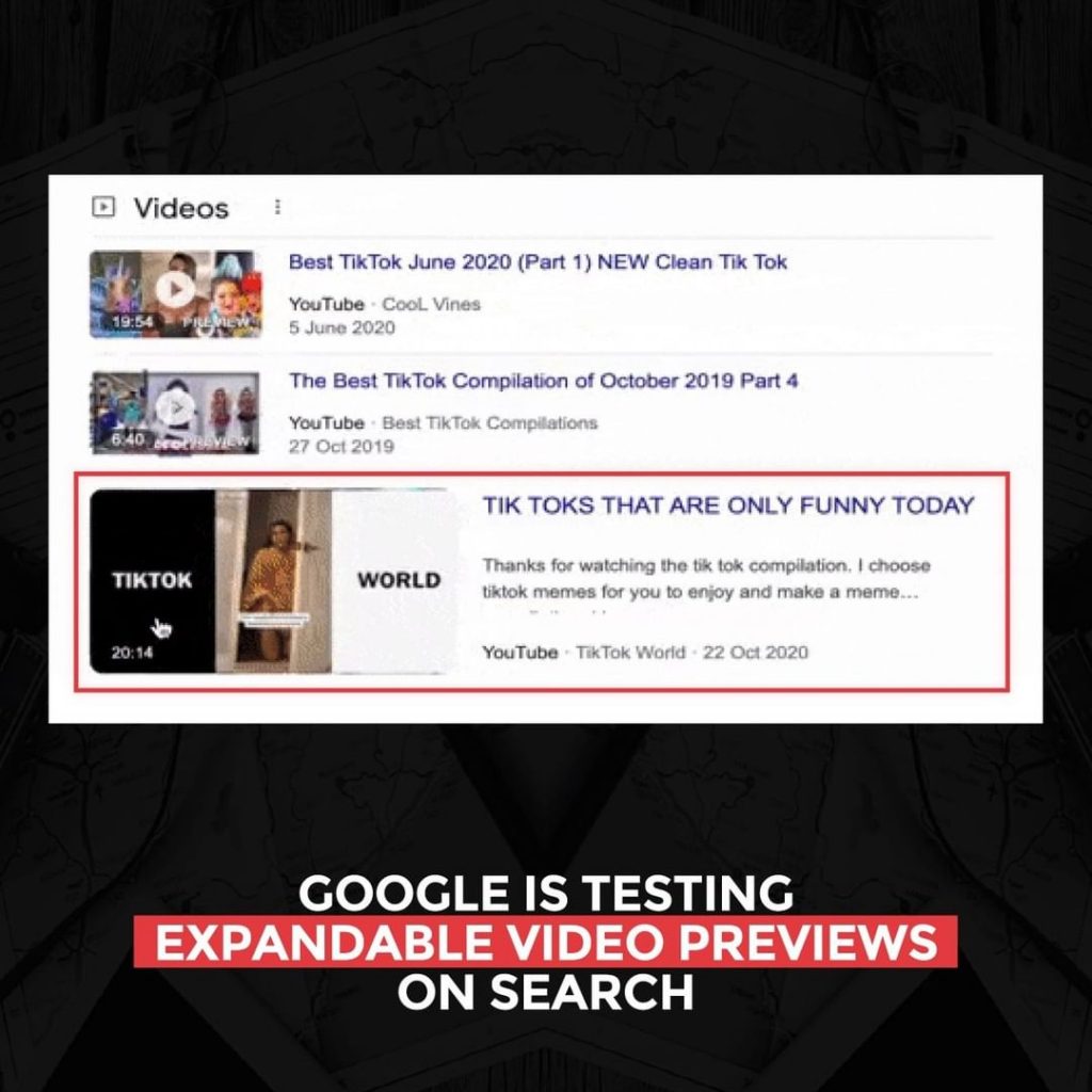 Google sta testando le anteprime video espandibili su Ricerca