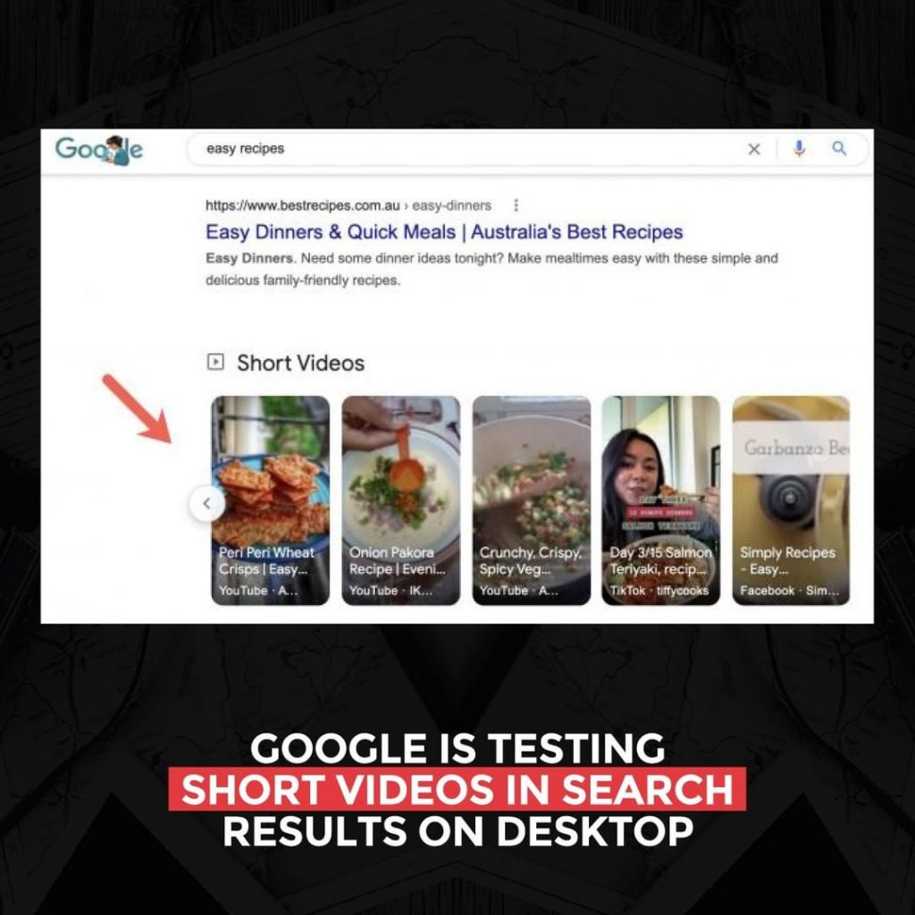 Google sta testando brevi video nei risultati di ricerca su desktop