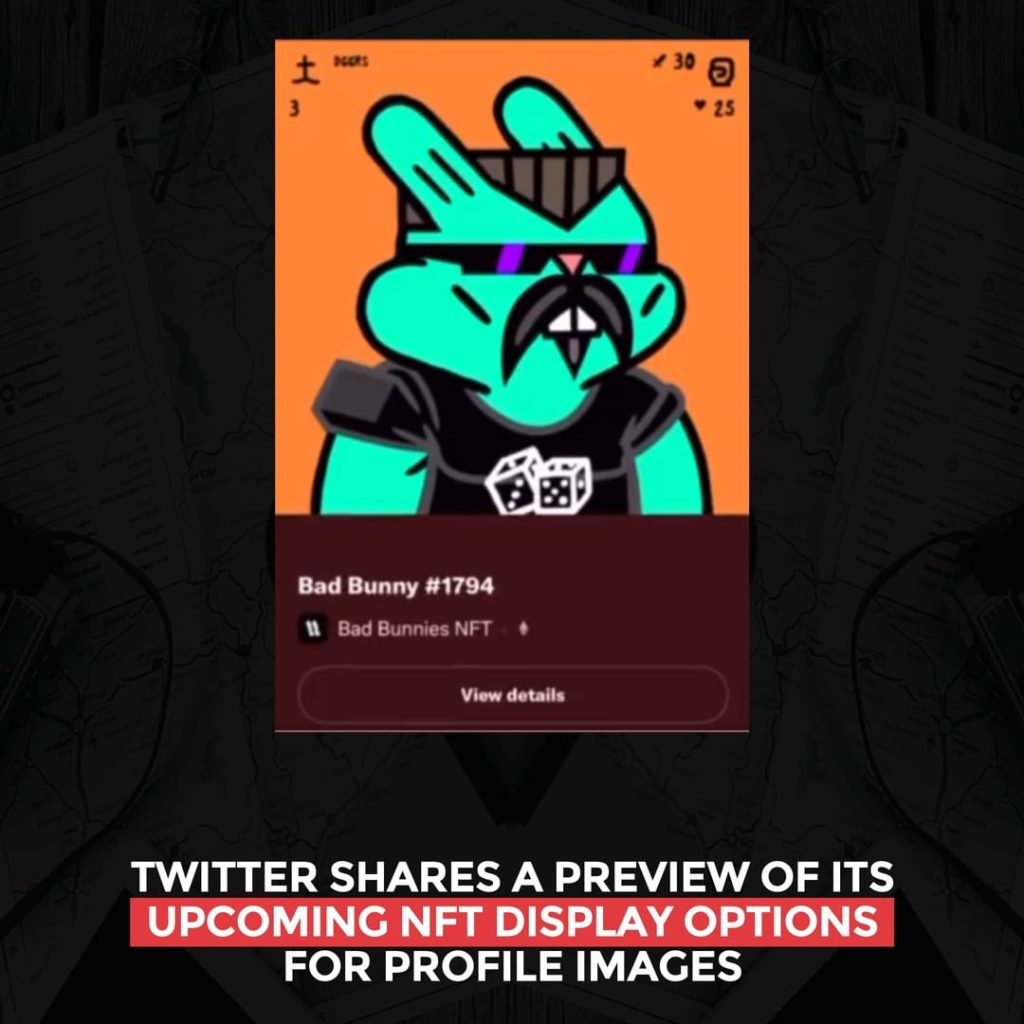 Twitter partage un aperçu de ses prochaines options d'affichage NFT pour les images de profil