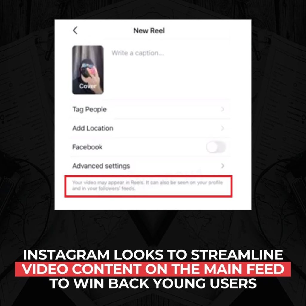 Instagram looks to streamline video content on the main feed to win back young users