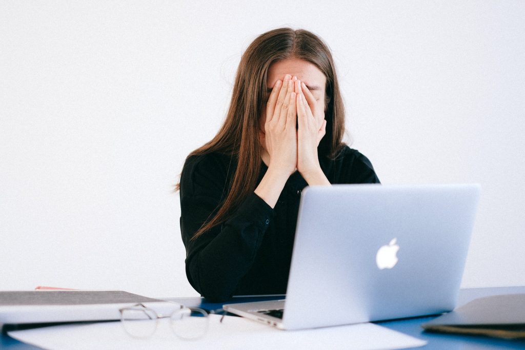 Femme stressée