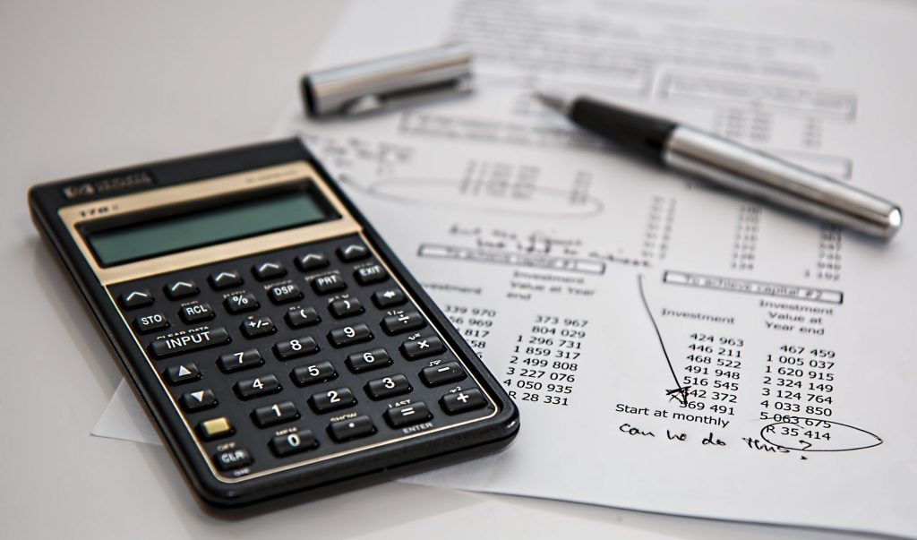 Calculatrice sur le rapport financier