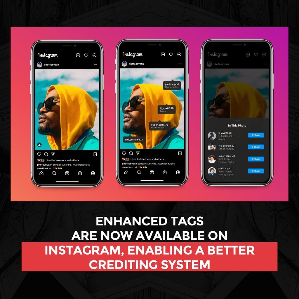 I tag avanzati sono ora disponibili su Instagram, consentendo un migliore sistema di accredito