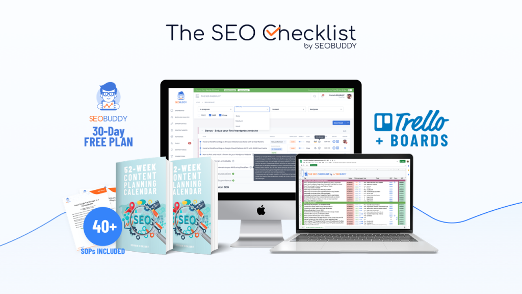 Daftar Periksa SEO oleh spanduk SEOBUDDY