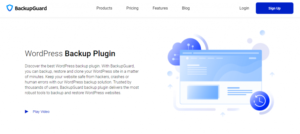 Плагин BackupGuard для WordPress