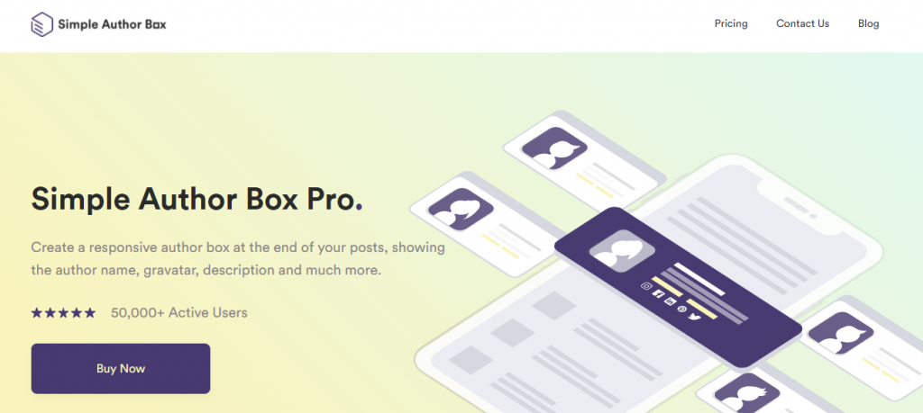 Einfacher Autor Box Pro